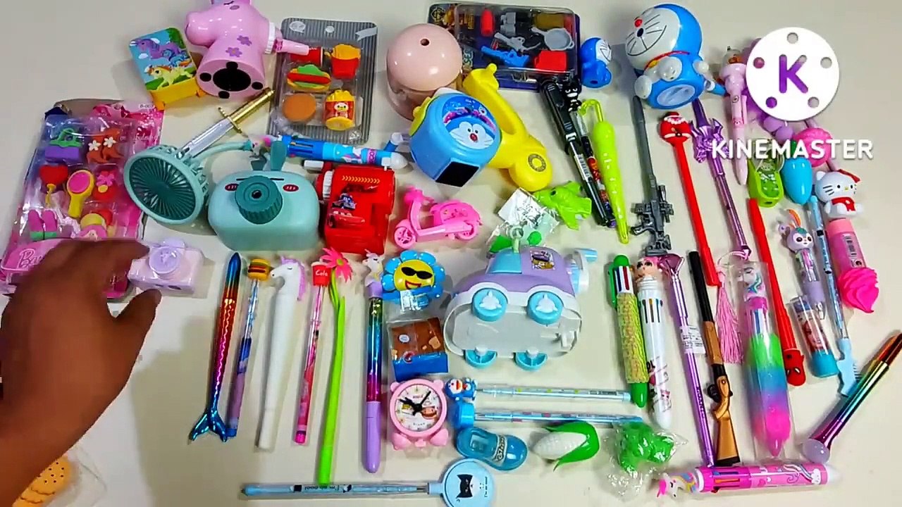 Latest Hot Collection Of Pencil , Pen , Eraser , Sharpener , _ Unboxing