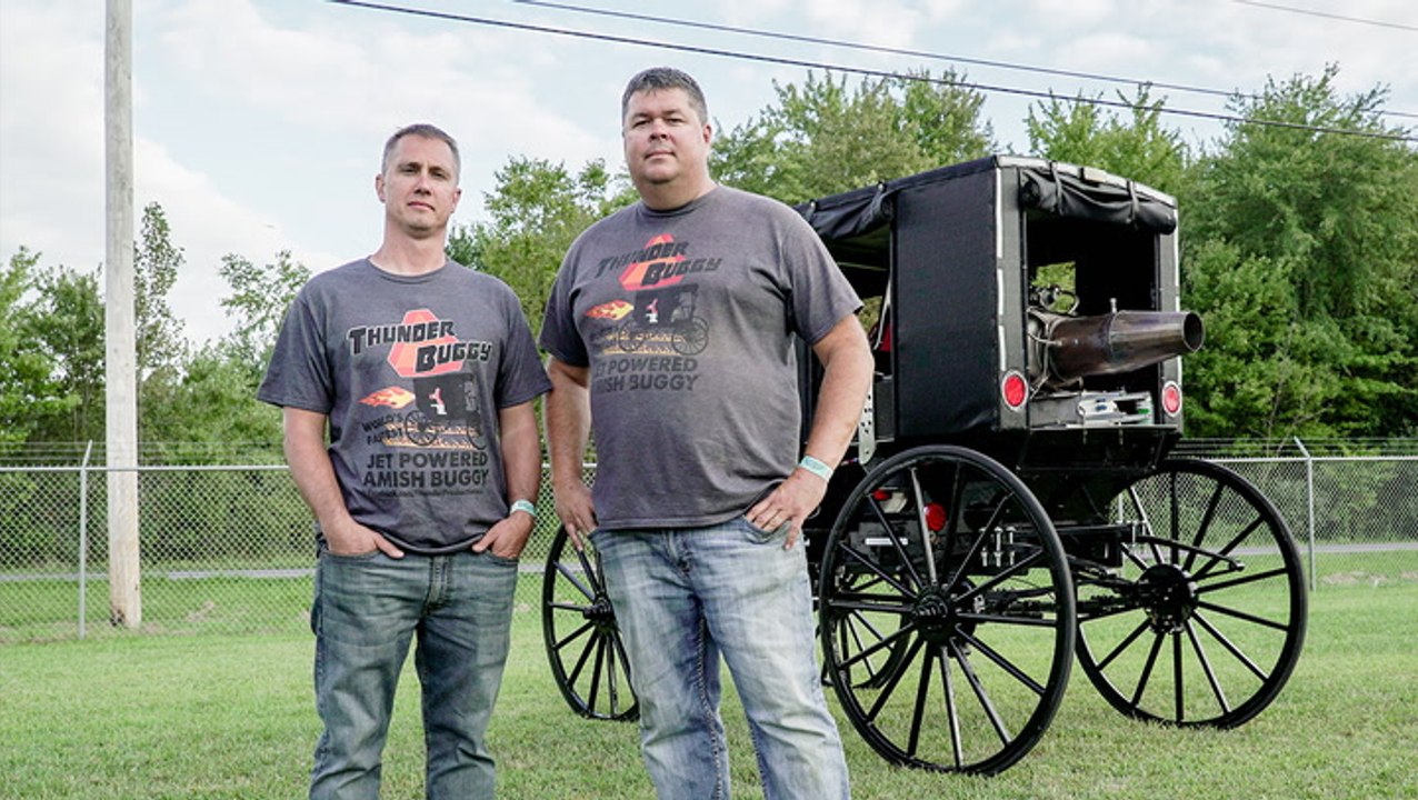 World’s First Jet-Powered Amish Buggy | RIDICULOUS RIDES - video