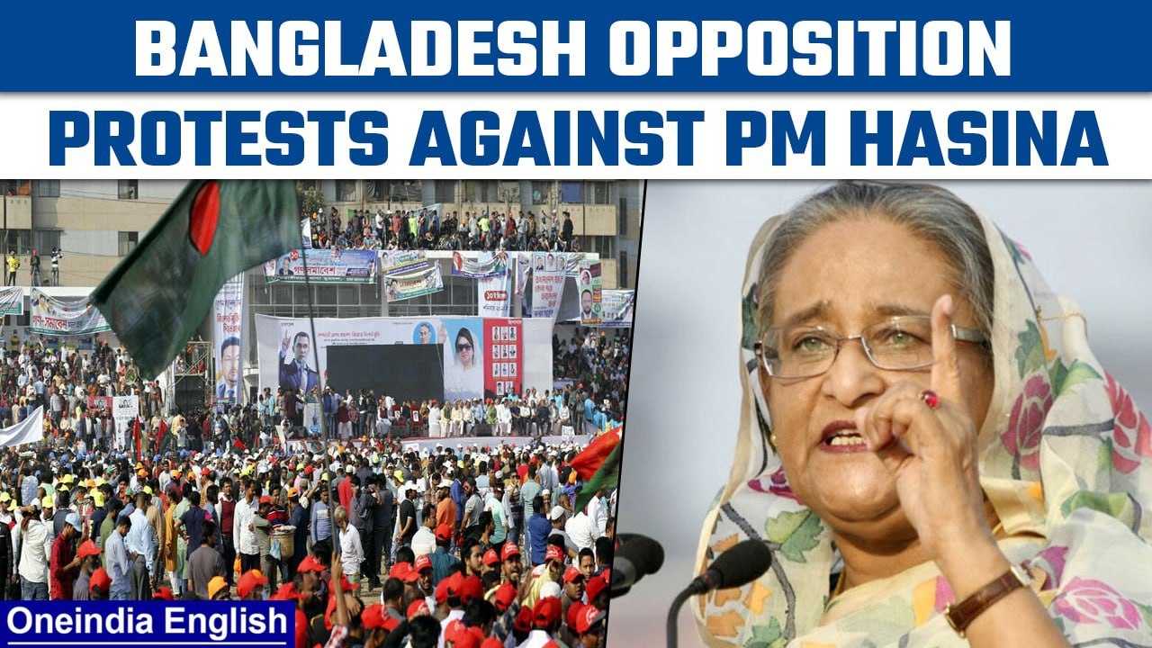 Bangladesh Huge protests erupt in Dhaka by opposition against PM