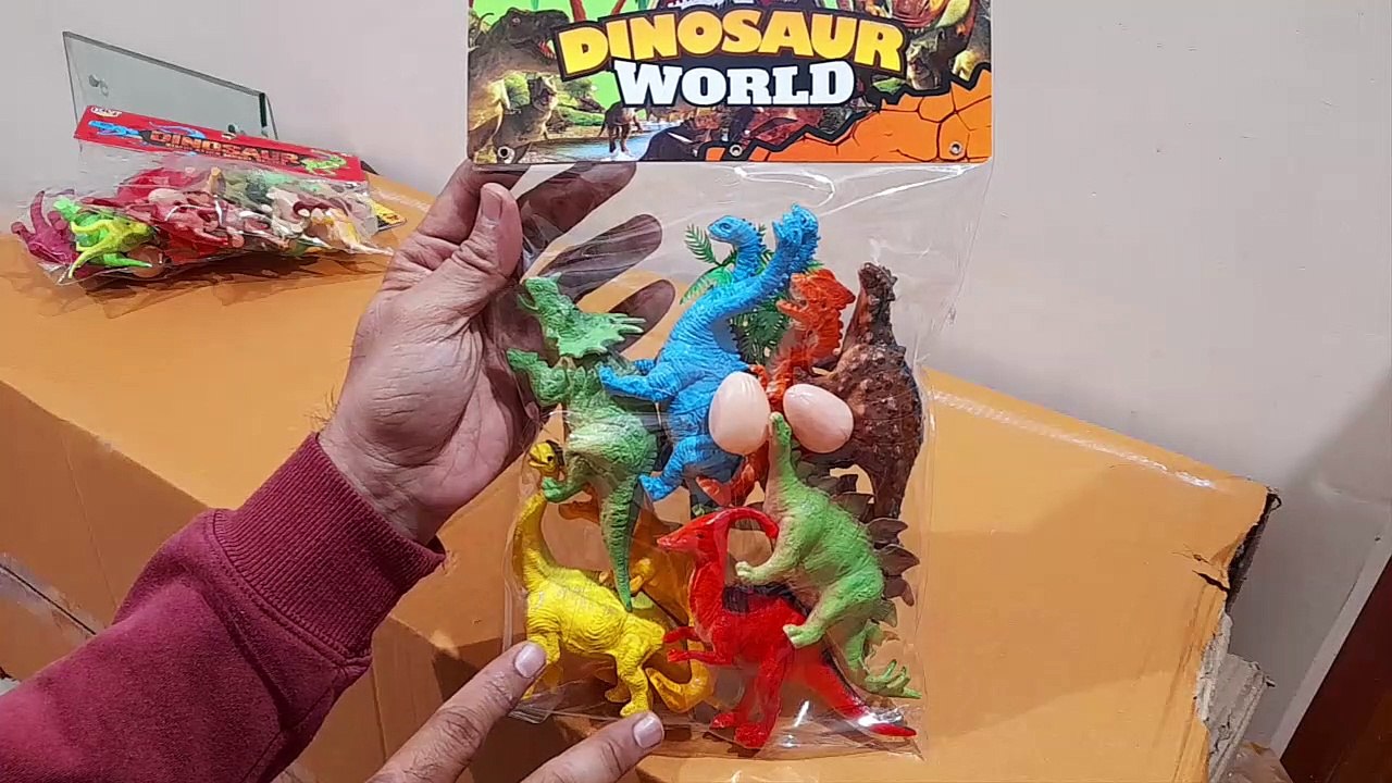 MEGA Unboxing and Review of Dinosaurs Animals Figures Toys for Kids