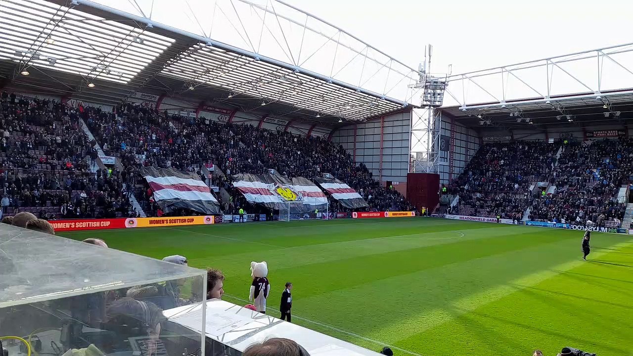 Ultras display at Hearts v Celtic video Dailymotion