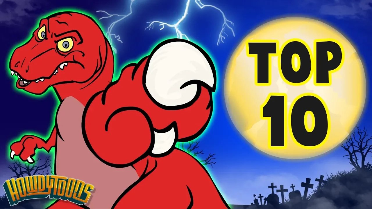 TOP 10 Scary Songs Halloween and Dinosaur Songs from Howdytoons