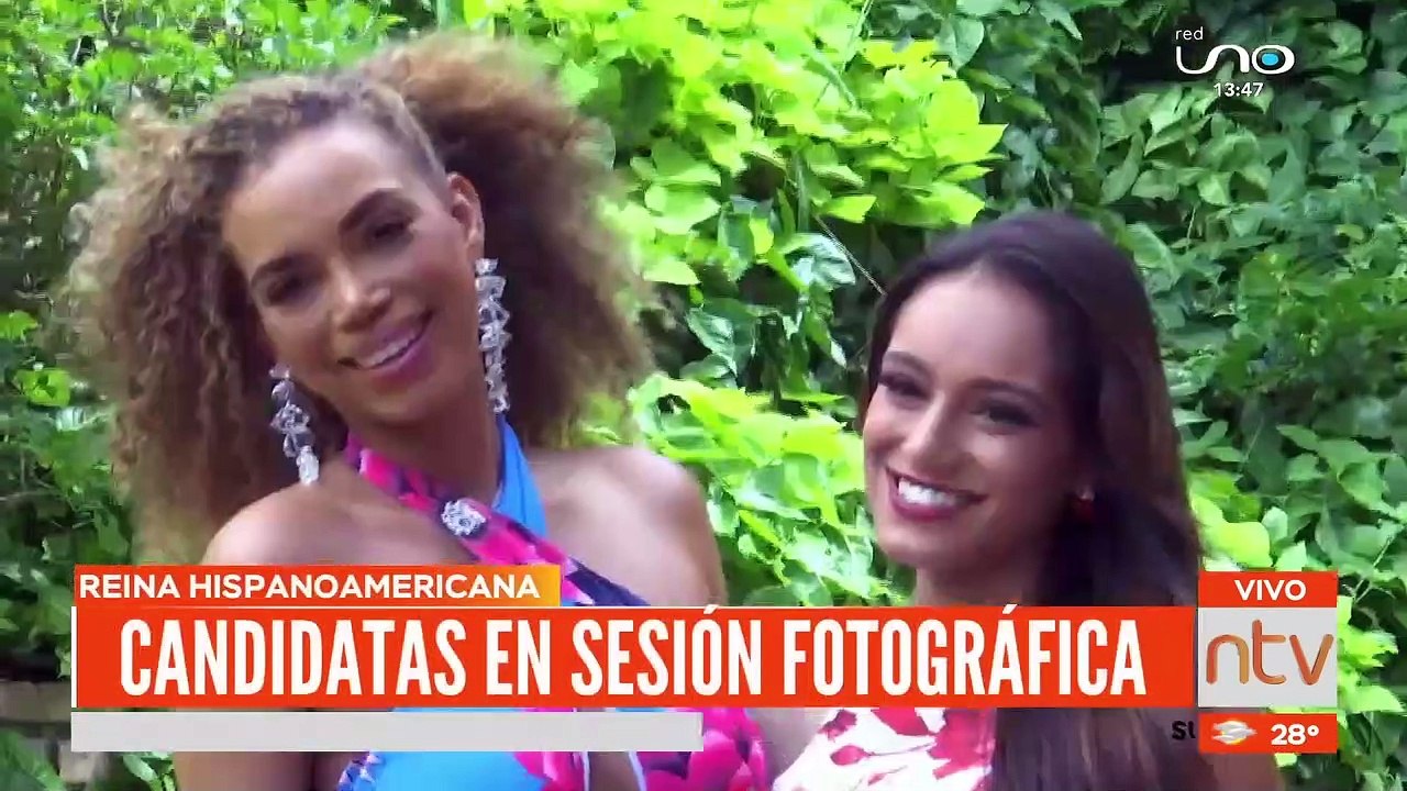 Candidatas a reina Hispanoamericana realizaron una sesión de fotos