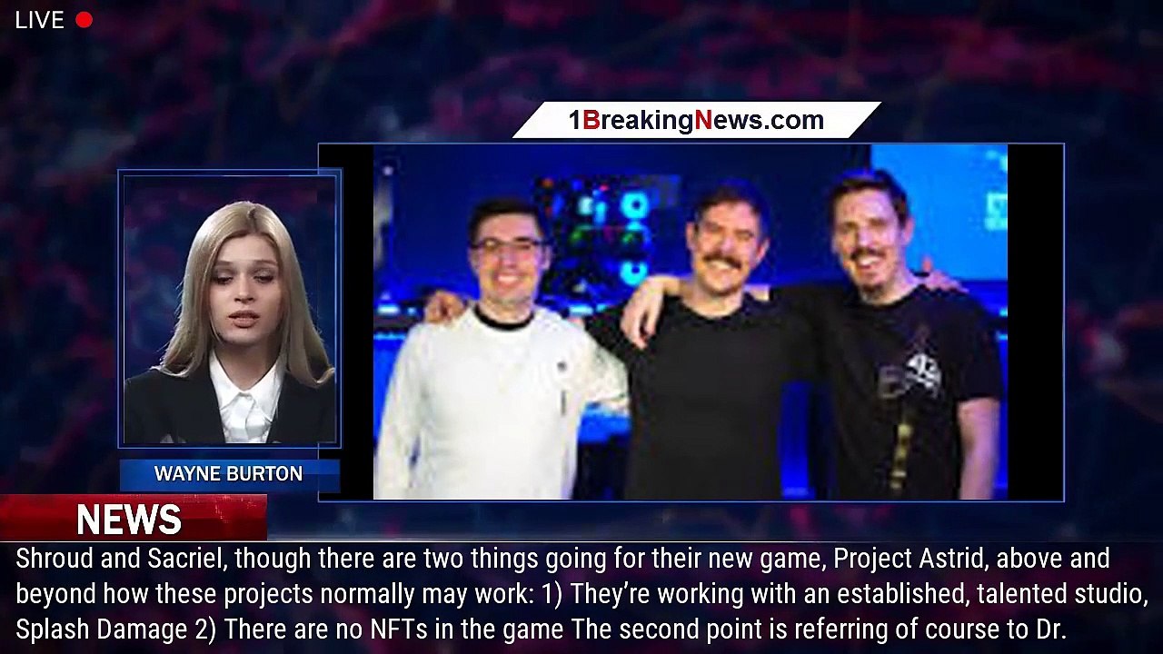 Shroud And Splash Damage Are Making A Game, With No NFTs