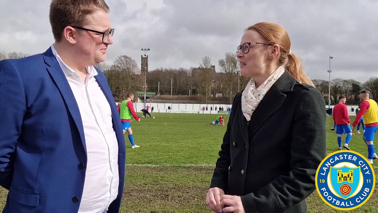 Lancaster MP Cat Smith visits Lancaster FC video Dailymotion