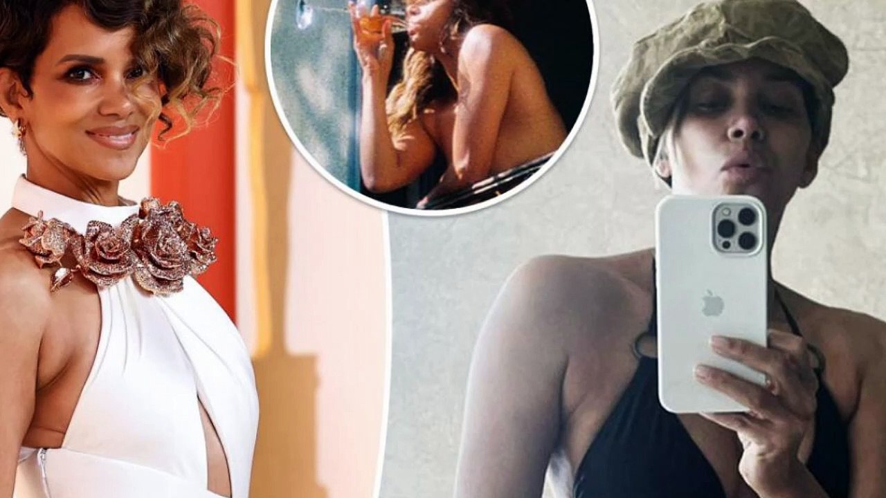 Halle Berry Poses Nude While Drinking Wine on Her Balcony - video Dailymotion