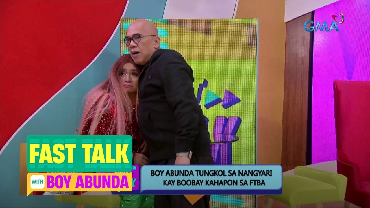 Fast Talk with Boy Abunda Boy Abunda talks about Boobay’s health
