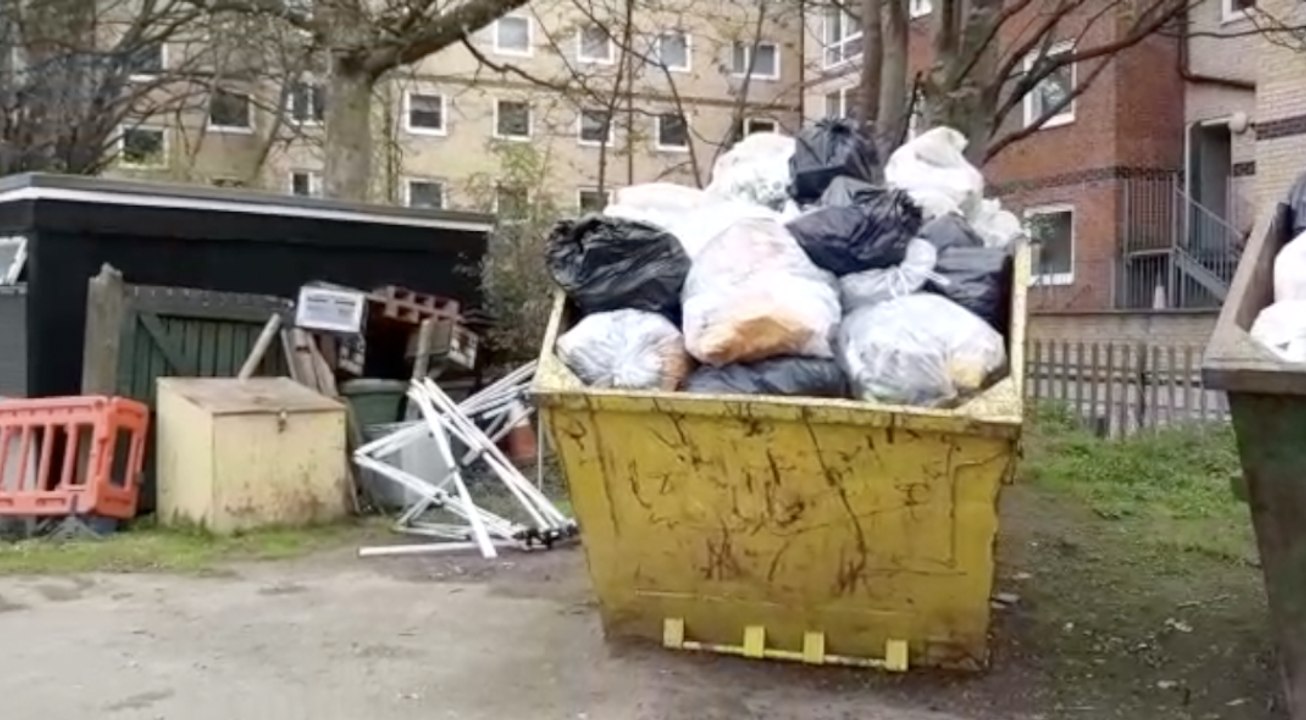 Cleanup operation on Woodhouse Moor after 4/20 day in Leeds video