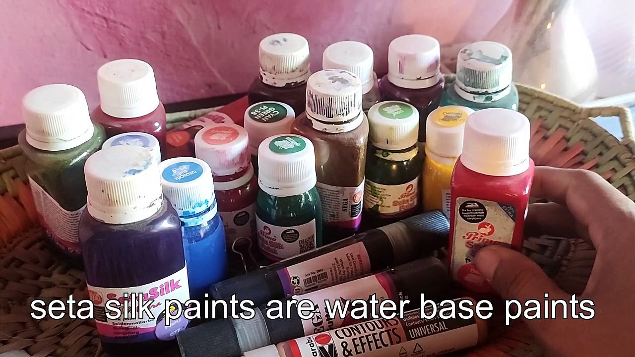Water Based Silk Paint silk painting silk painting for beginners