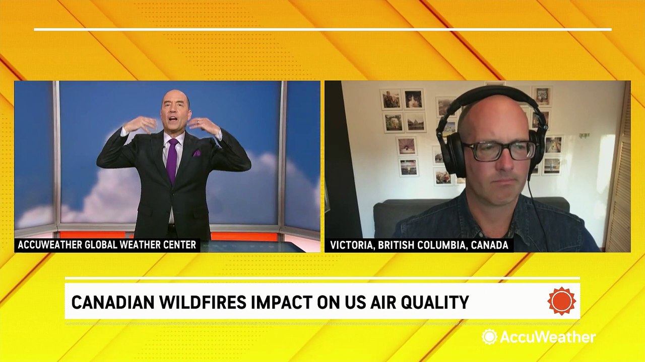Canadian wildfires impact on US air quality video Dailymotion