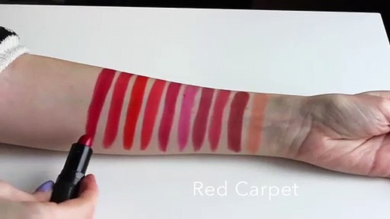 ELF Moisturizing Lipstick + Lip Swatches (All 13 Shades) video