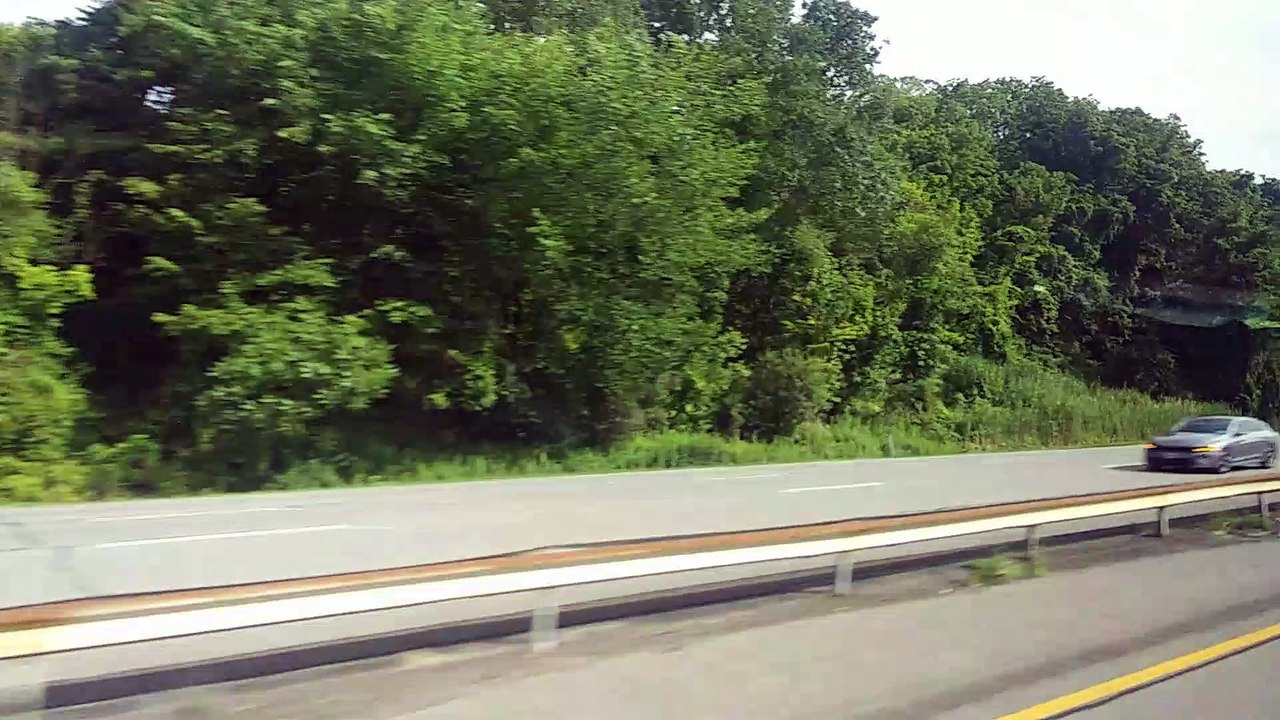 JTR Transportation Mini Bus along Interstate 684 in Putnam County