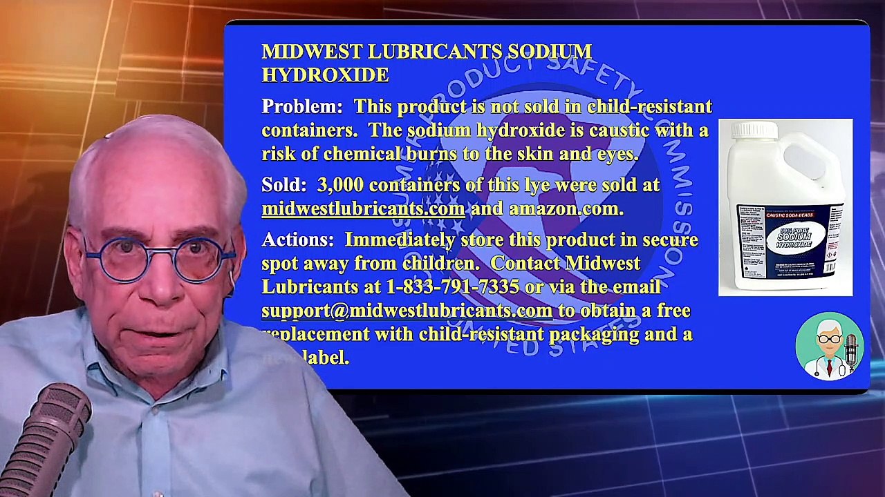 Midwest Lubricants Sodium Hydroxide A Risk to Children video Dailymotion