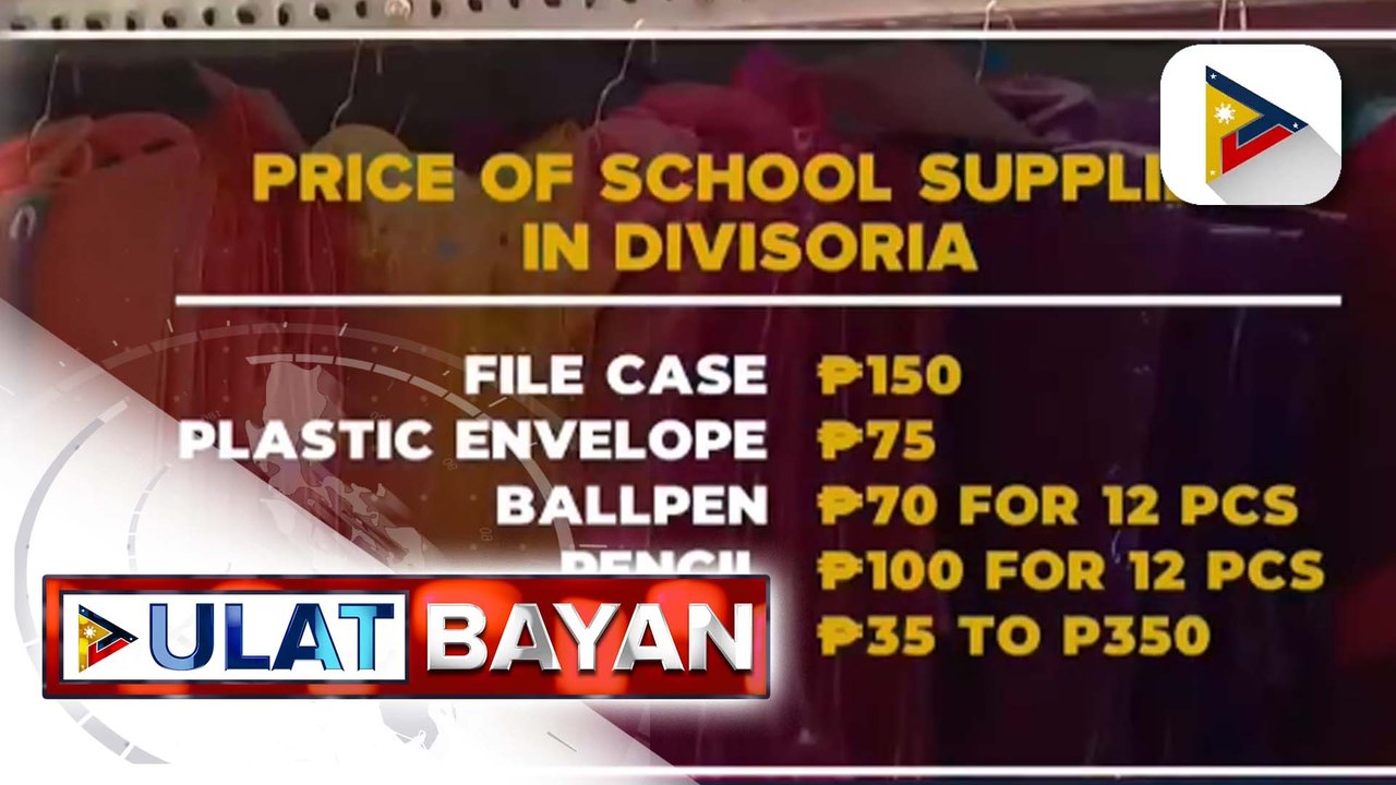 Sulit at murang school supplies, patok pa rin sa Divisoria video