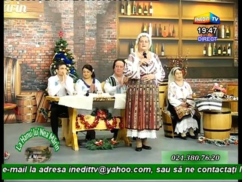 Angela Saftoiu Porumbel cu pene albe (La Hanu' lu' Nea Marin Inedit