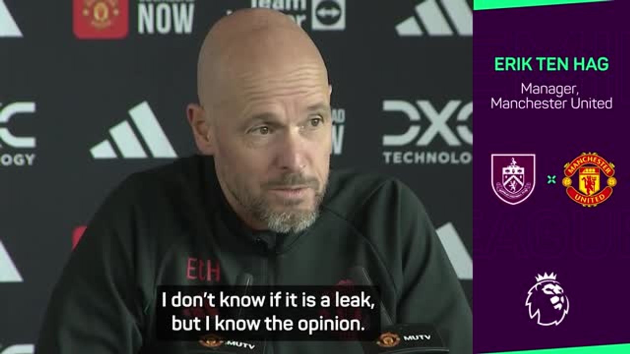 Ten Hag responds to reports of dressing room unrest video Dailymotion