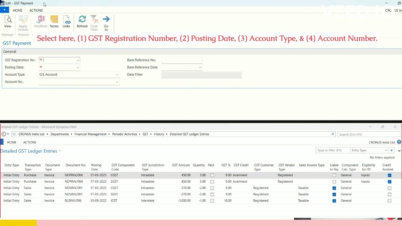 Screen Overview GST Payment GST Settlement Short Process Guide "GST Settlement" PAY gSt