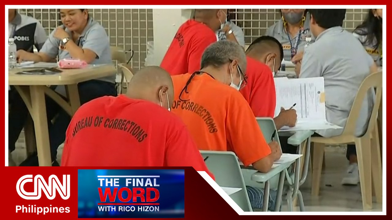 Hundreds of inmates allowed to vote in New Bilibid Prison video