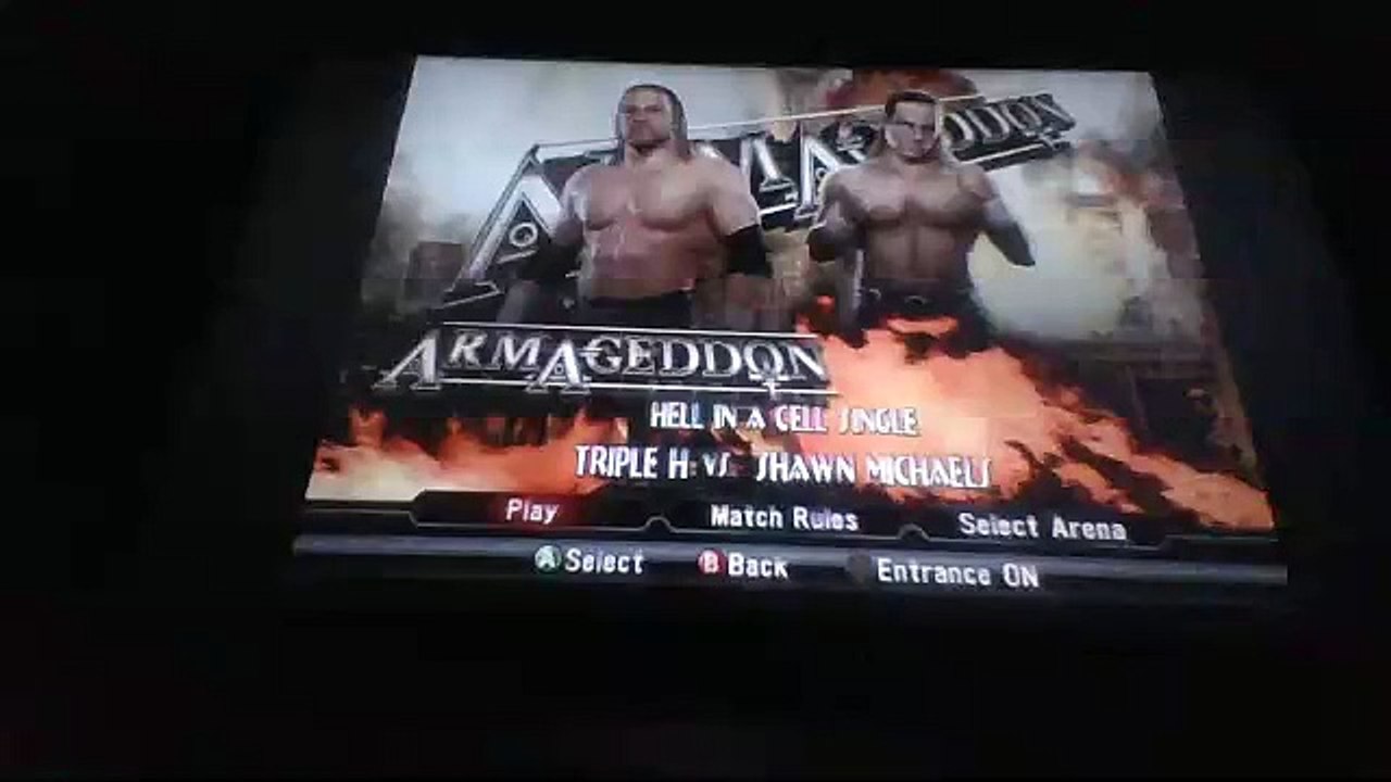 HHH VS HBK Bad Blood 2004 Hell in a Cell Match (WWE Smackdown VS Raw