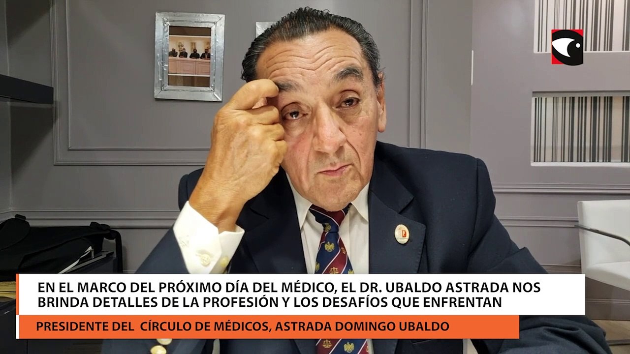 En el marco del próximo Día del Médico, el Dr. Ubaldo Astrada nos