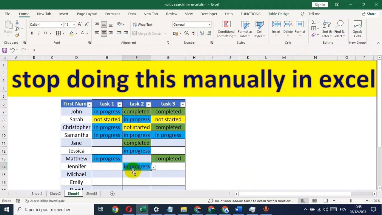 Coloring cells in excel automatically Vid??o Dailymotion