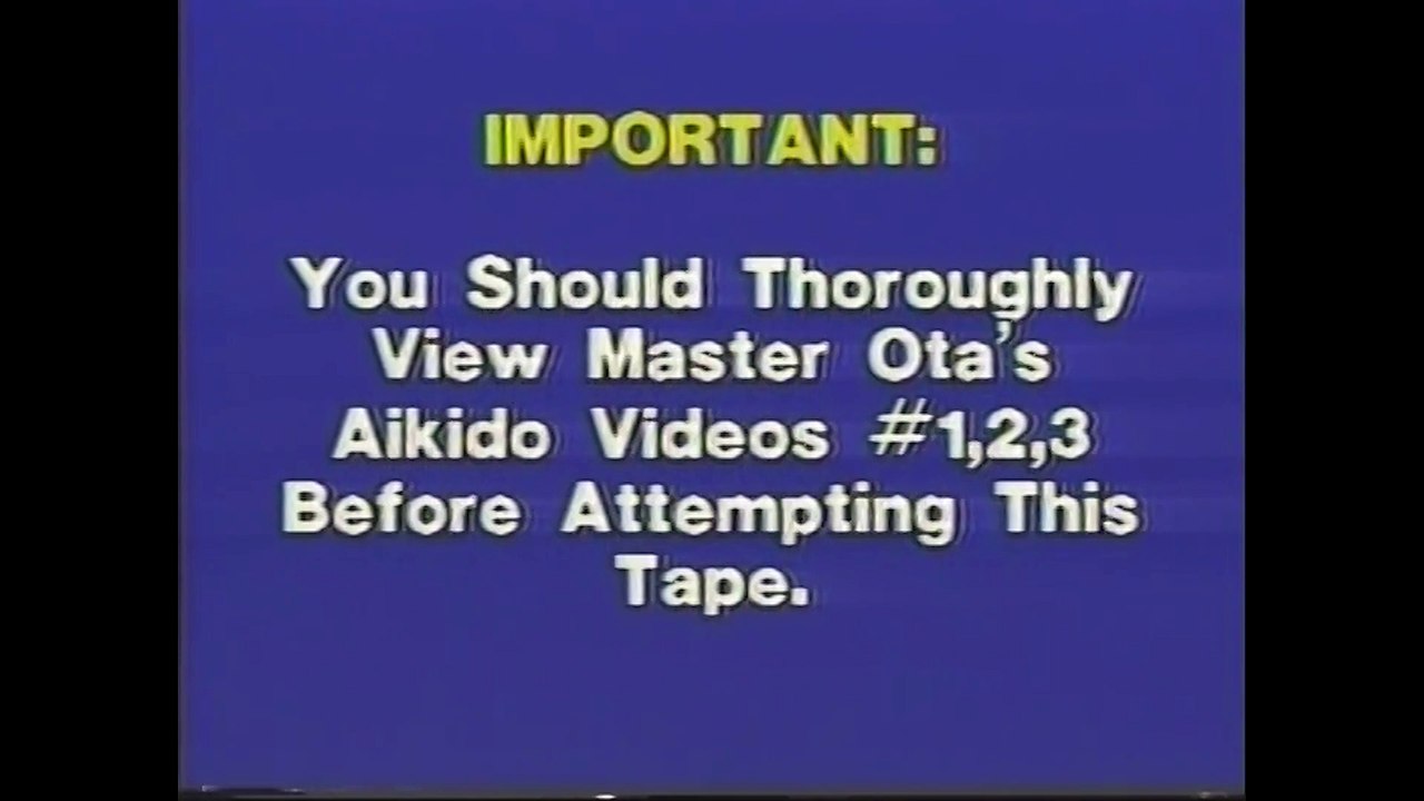 Mastering Ki Society Aikido Volume 4 Advanced One On One Defensice