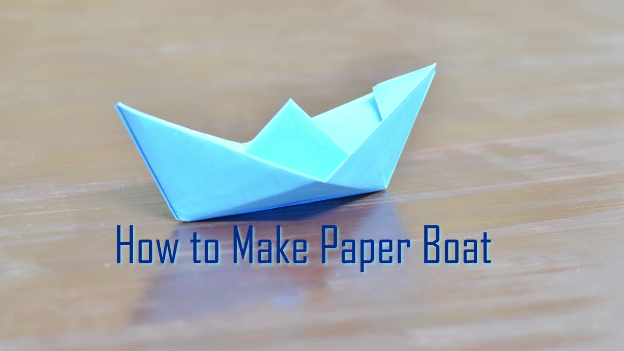 How to Make Paper Boat video Dailymotion