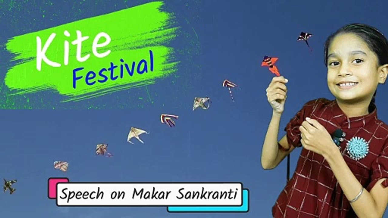speech on kite festival, speech on makar sankranti in english, few