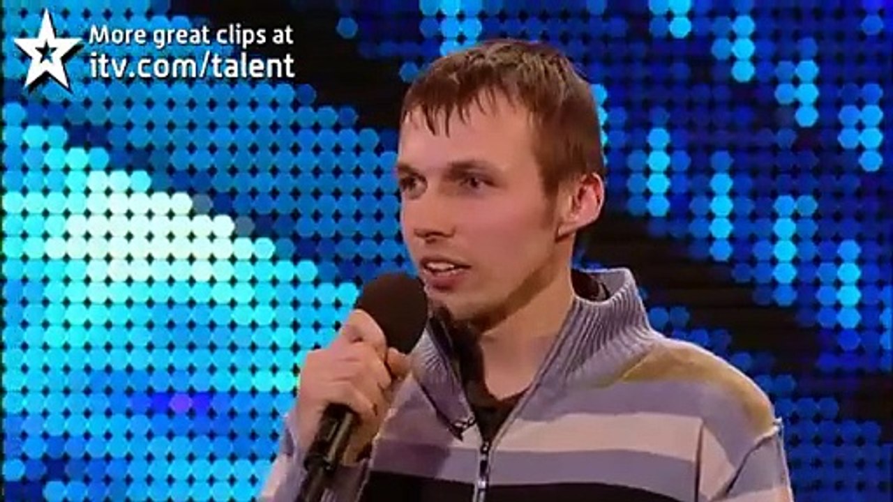 Britains Got Talent 2012 Comedian Gatis Kandis audition Vídeo Dailymotion