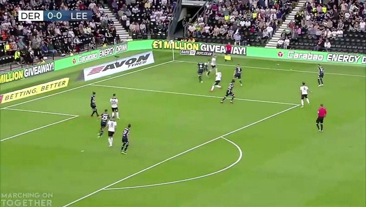 Derby County 14 Leeds United Extended Highlights Championship 2018