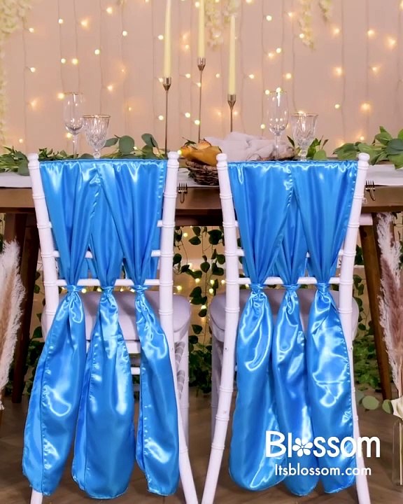 creative DIY chair sash ideas for your next event Video Dailymotion
