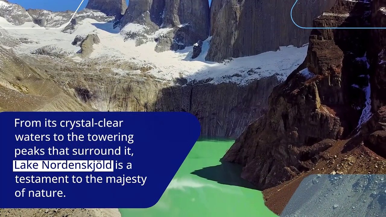 Captivating Lake Nordenskjöld Nature’s Masterpiece in Chile video