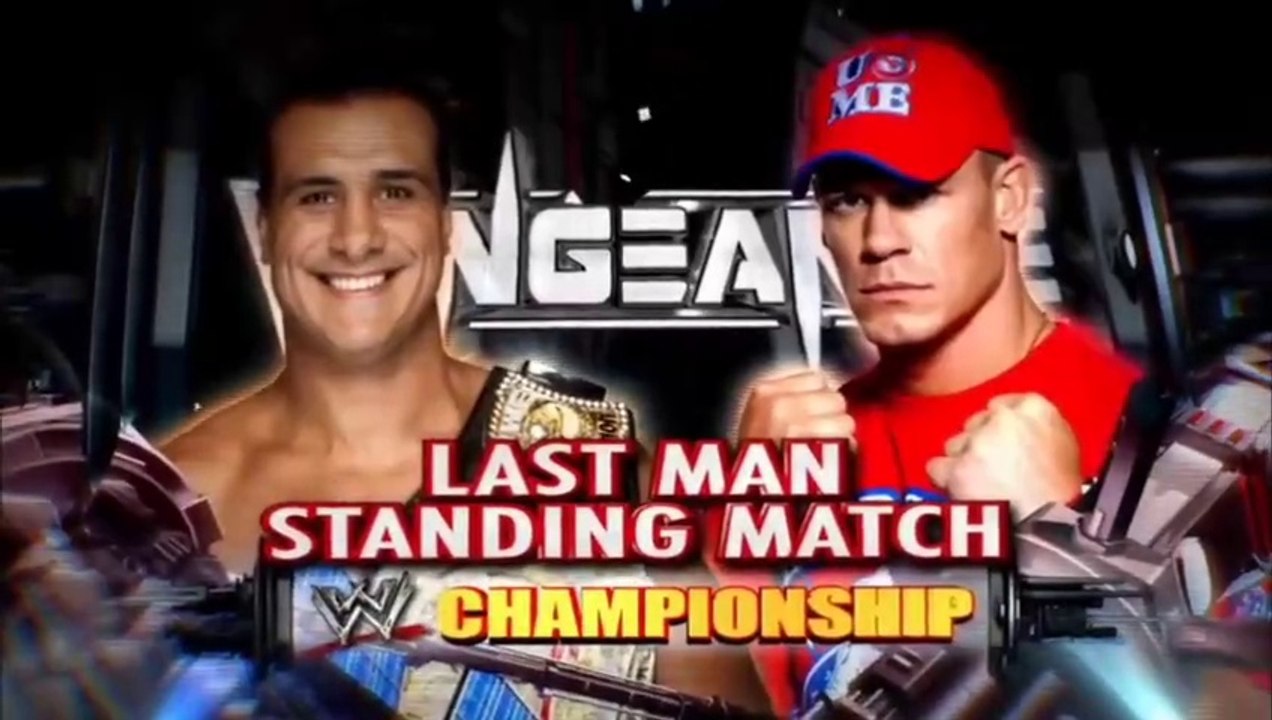 WWE Vengeance 2011 John Cena vs Alberto Del Rio (Last Man Standing