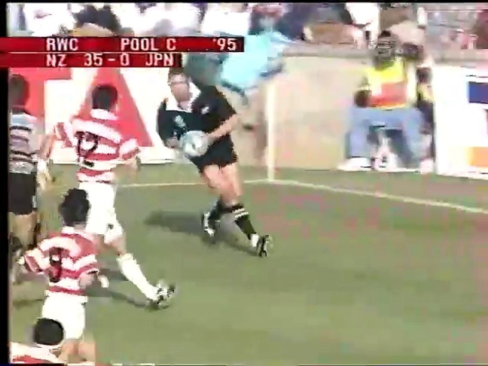 Rugby World Cup 1995 New Zealand vs Japan video Dailymotion
