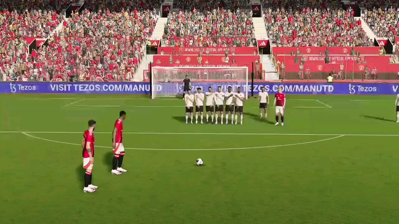 Greatest Free Kick? Bruno Fernandes Manchester United Vs Liverpool