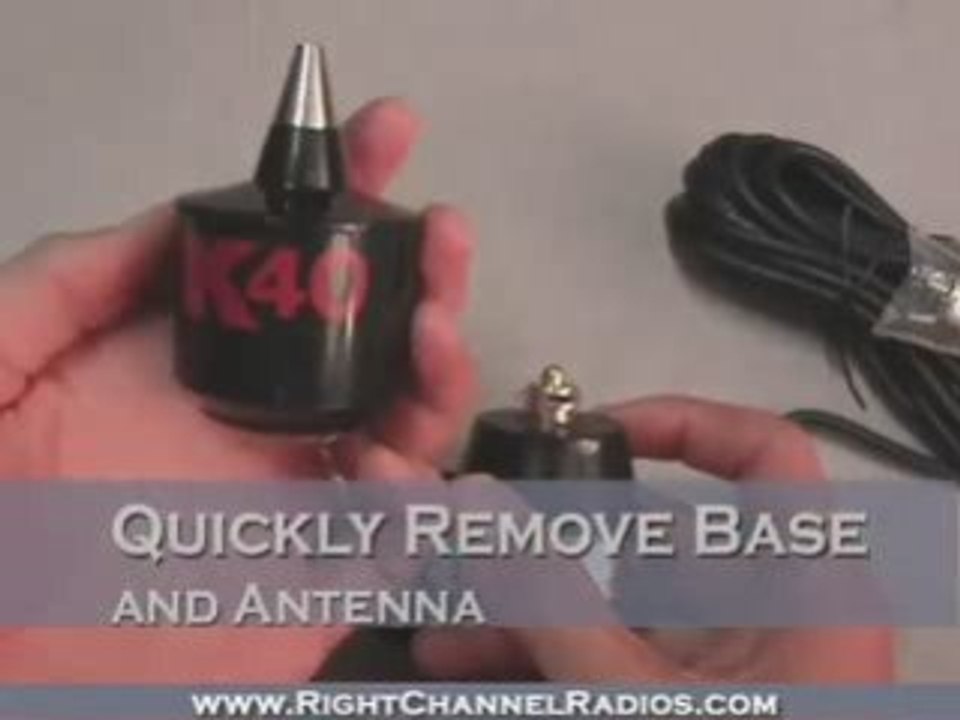 K40 Trunk Lip CB Antenna Review video Dailymotion