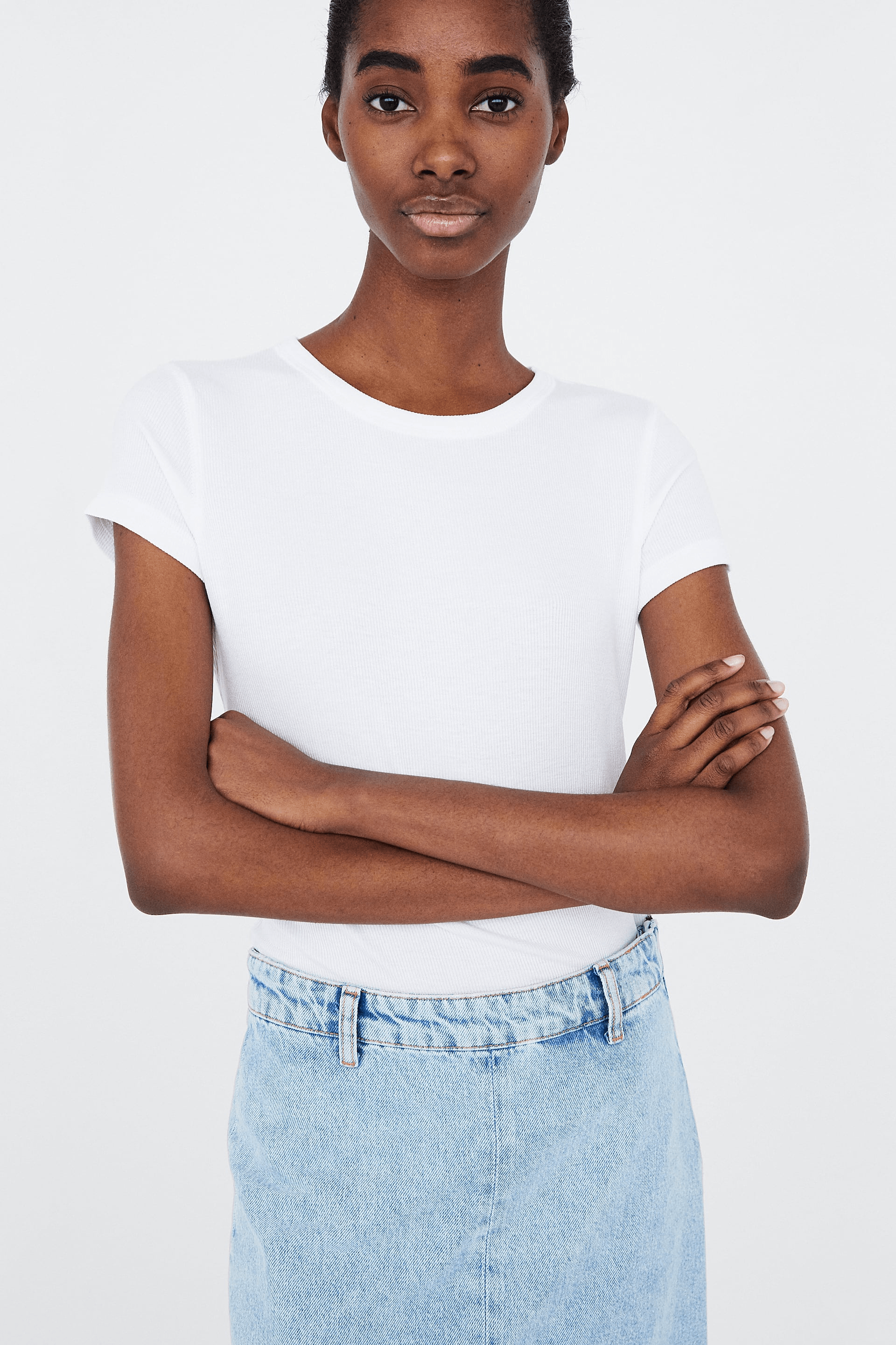 Zara + Ribbed TShirt