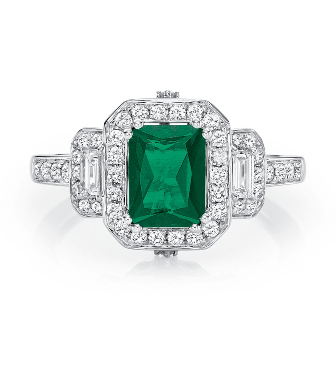 Helzberg Diamonds + Limited Edition Emerald and Diamond Ring