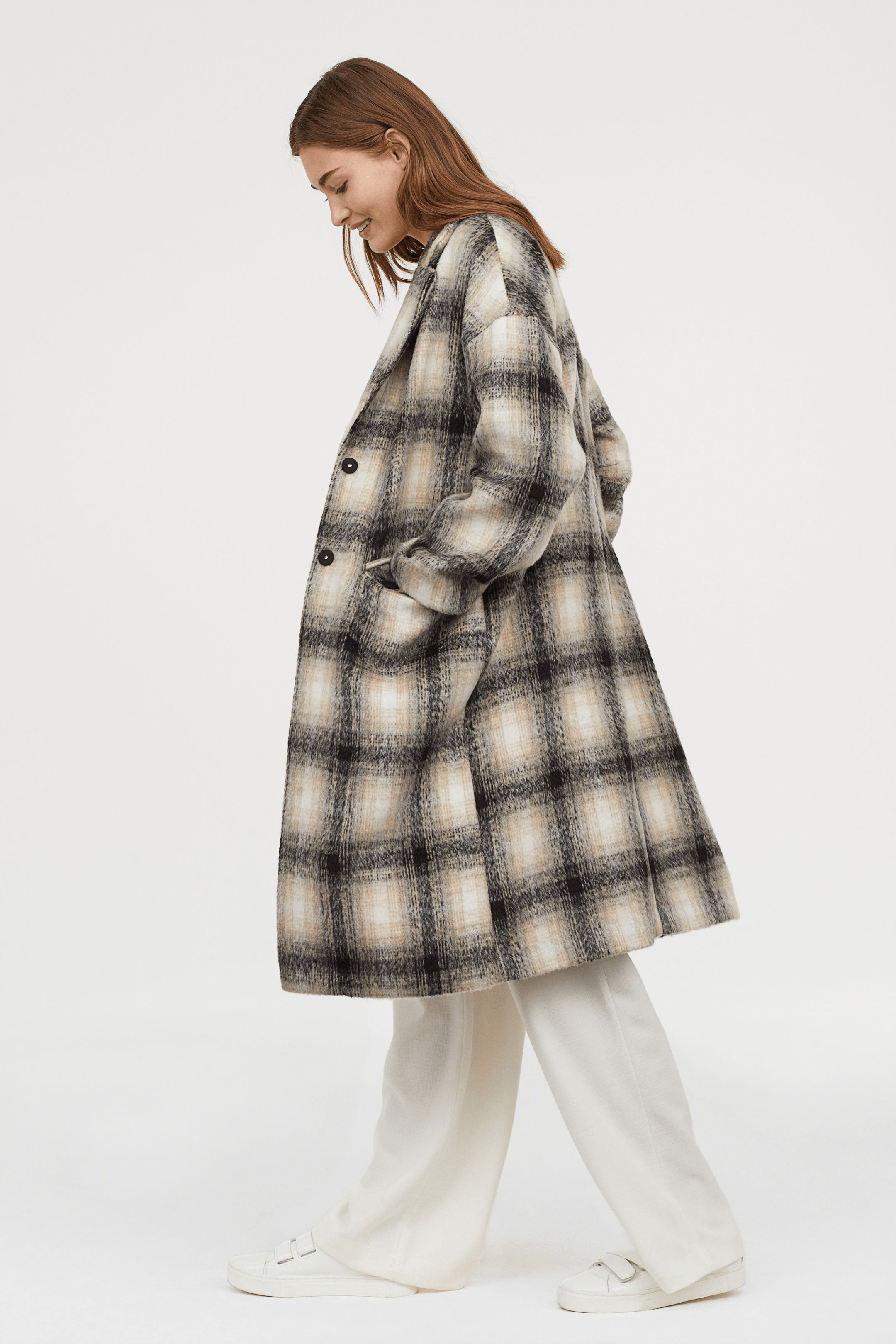 H&M + KneeLength Coat