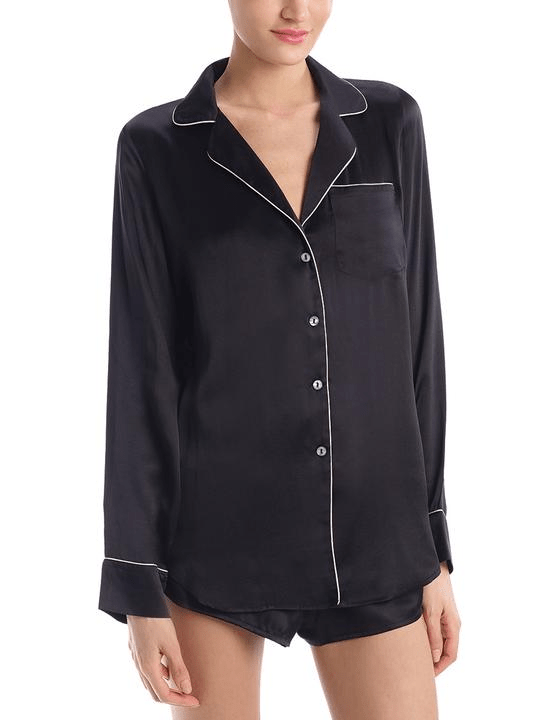 Commando + 100 Silk Long Sleeve Sleep Shirt