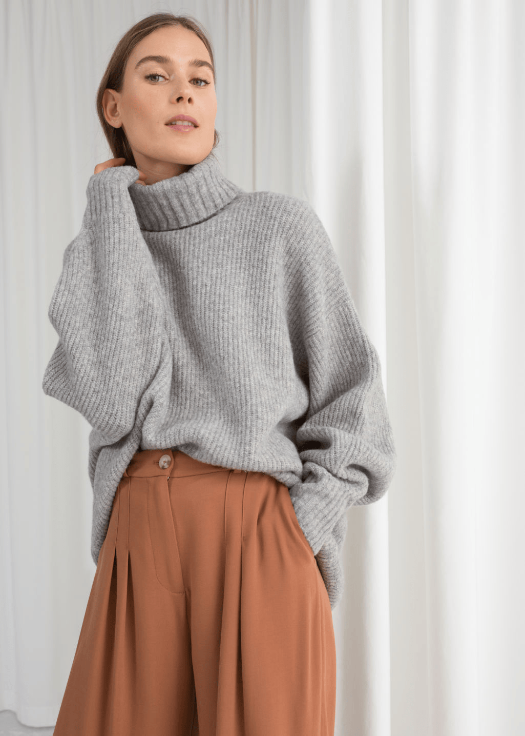 & Other Stories + Oversized Turtleneck Sweater