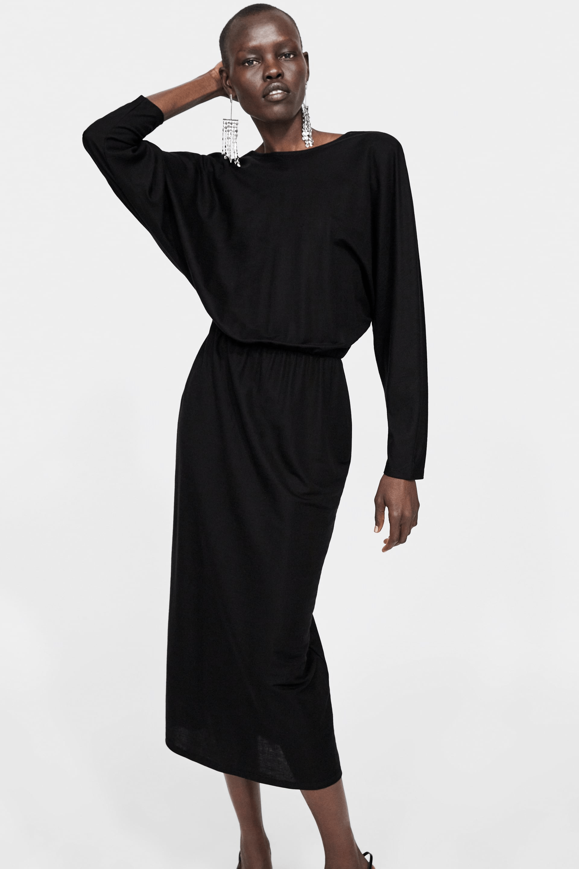 Zara + Open Back Dress