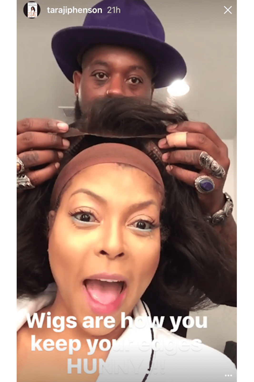 Taraji P. Henson Bob Instagram Hair Transformation