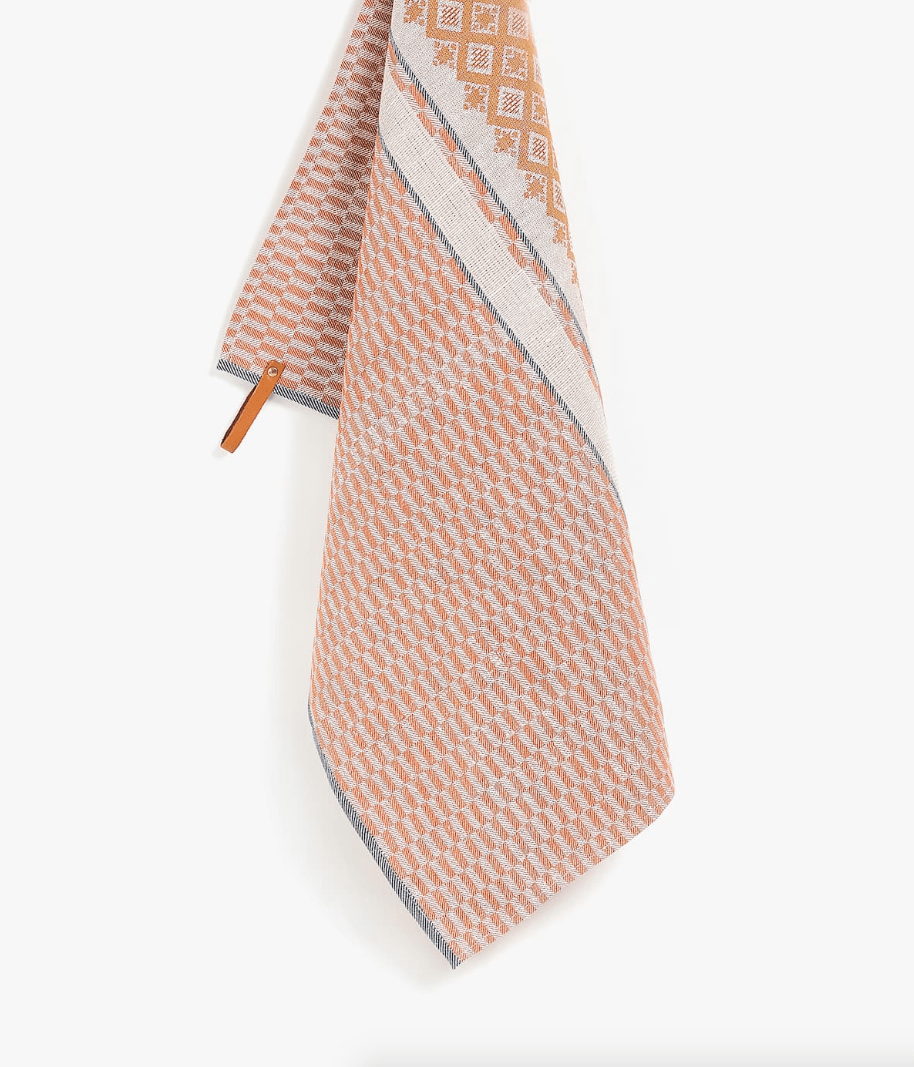 Zara Home + Leather Loop Tea Towel
