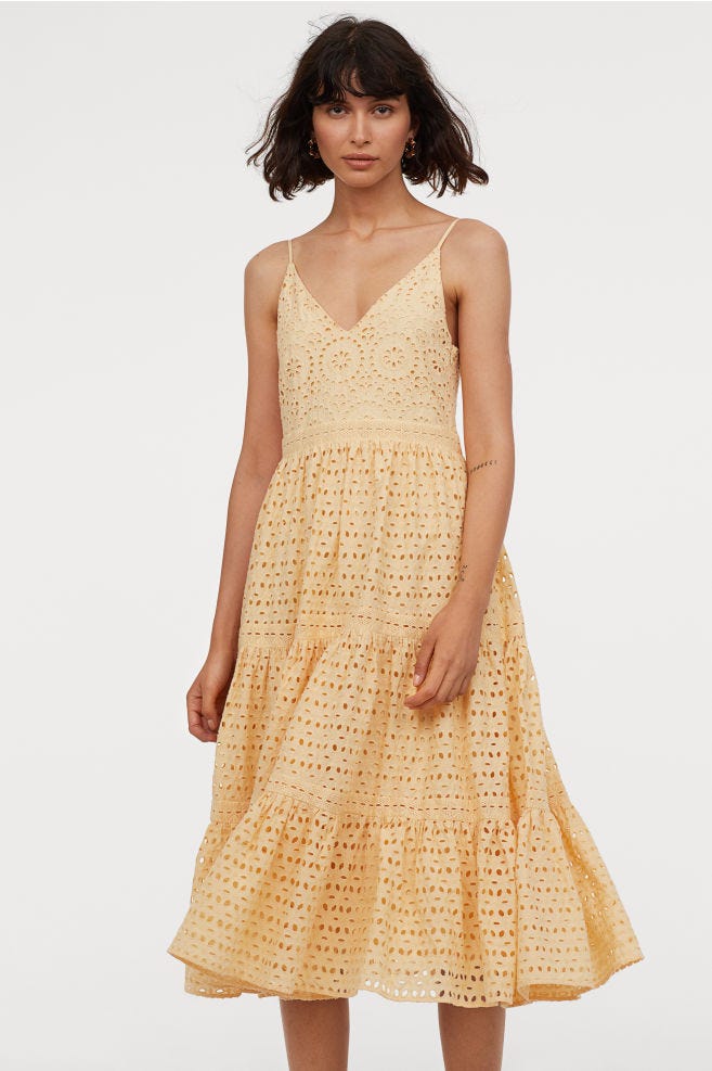 H&M + Broderie Anglaise Dress