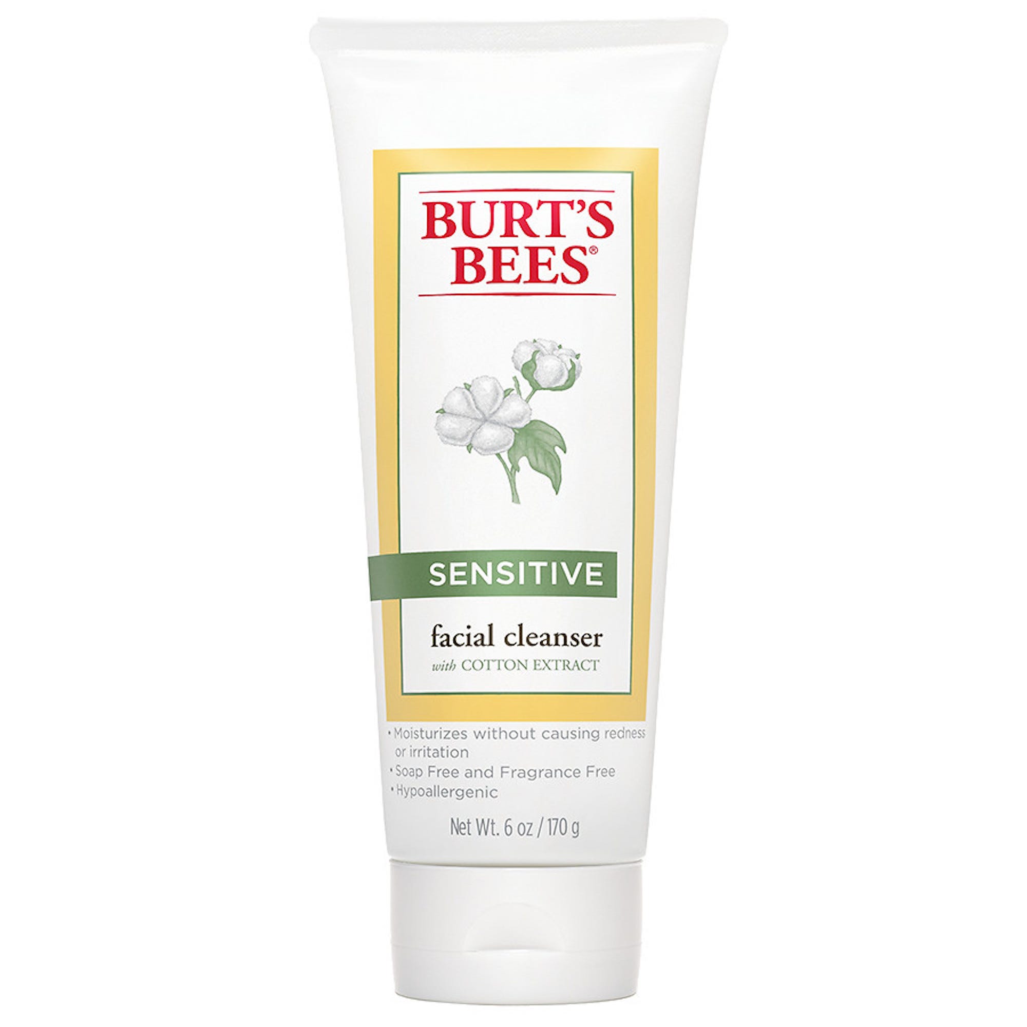 Burt’s Bees + Sensitive Skin Facial Cleanser