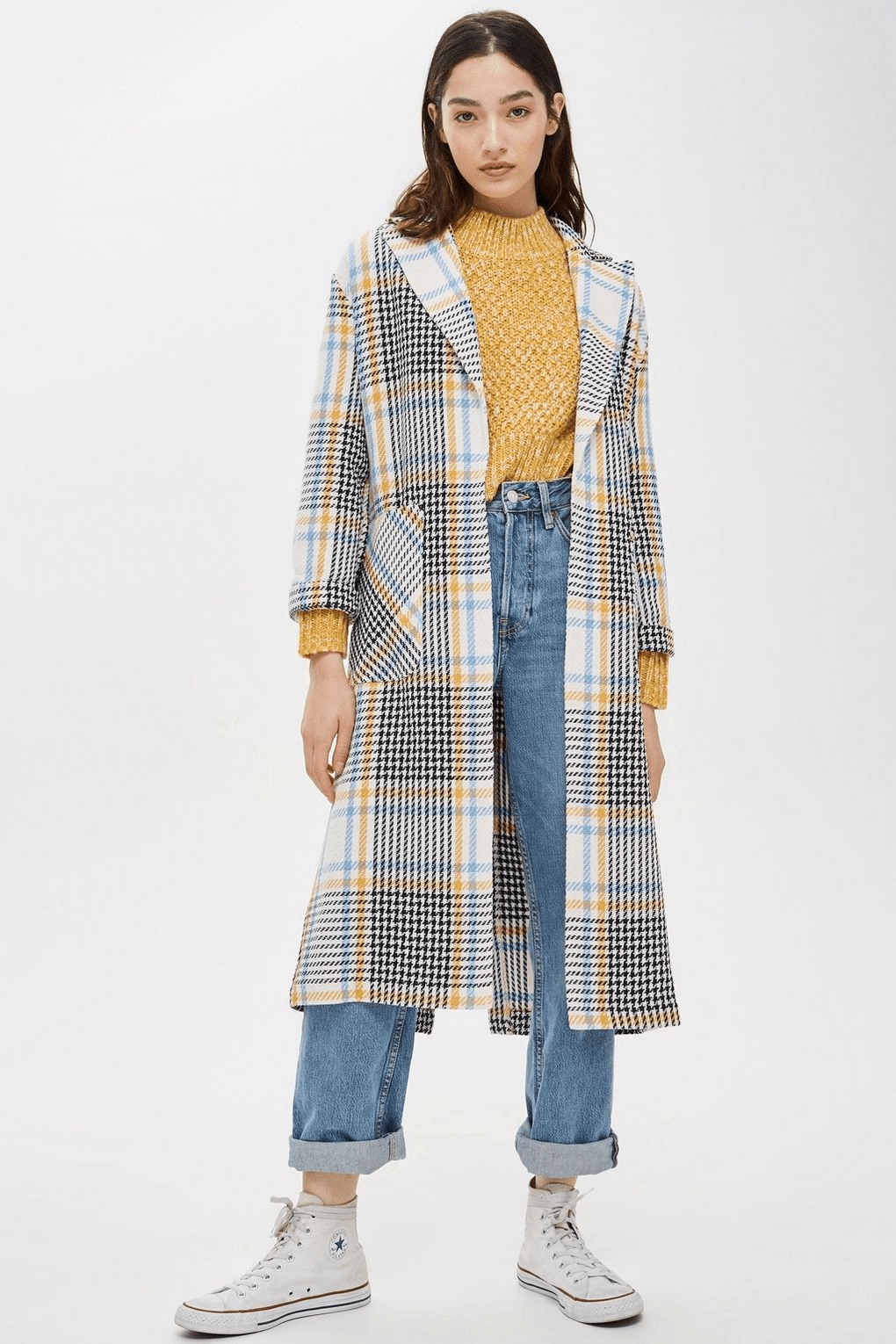 + Check Duster Coat
