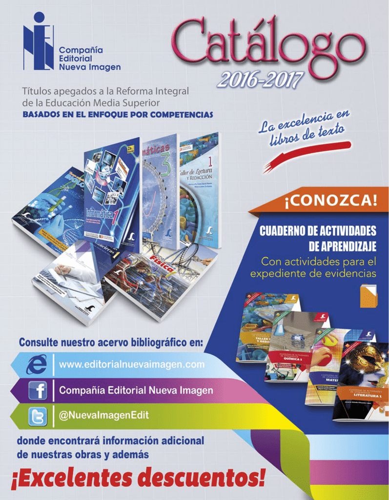 Catálogo Compañía Editorial Nueva Imagen, SA de CV