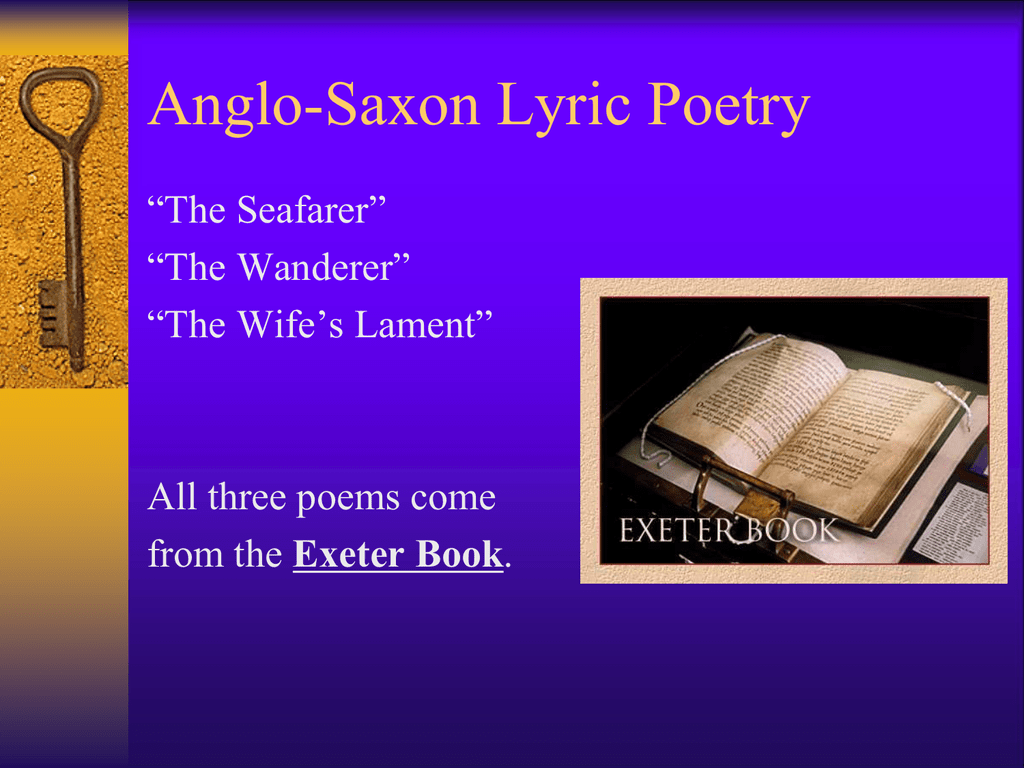 AngloSaxonLyricPoetry