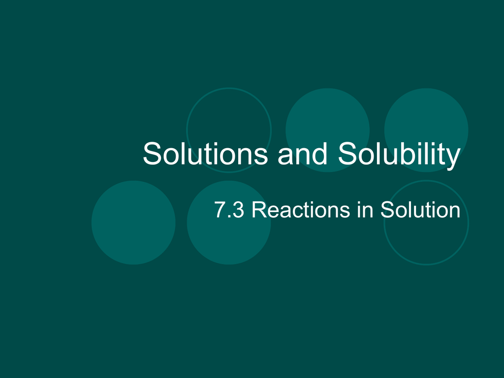 Predicting Ionic Solubility